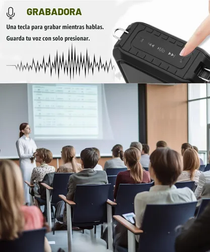Vista 6 de SHIDU Amplificador de Voz para Profesor con Micrófono Portátil y Altavoz, Megáfono de 18W con Auriculares de Micrófono Cableado, IPX5 Impermeable
