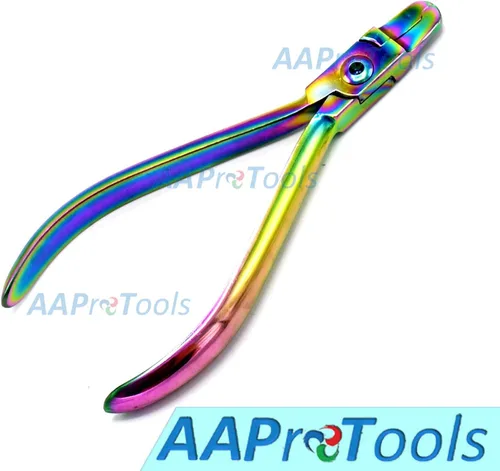 Vista 3 de Dental Primary Crown Crimping Alicates Multi-Color Ortodoncia Instrumentos Nuevo