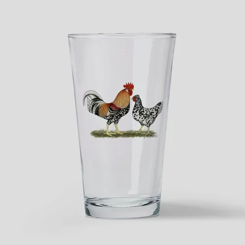 Vista 6 de CafePress Vaso de pinta de pollo, 16 oz. Vaso para beber