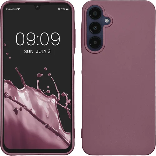 Vista 252 de kwmobile Funda compatible con Samsung Galaxy A12 - Funda protectora de silicona TPU suave y delgada - Azul Báltico Azul (Baltic Blue)