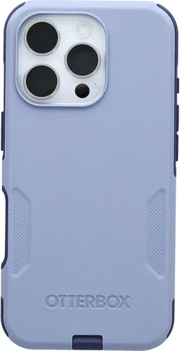 Vista 48 de OtterBox Funda para iPhone 16 Commuter Series - Jeans azul bebé, funda delgada y protectora para iPhone, de doble capa, absorción de impactos