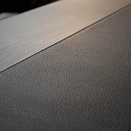 Vista 5 de EUREKA ERGONOMIC Escritorio de pie de cuero, escritorio ejecutivo de 1.52 m con cajones, escritorio moderno de pie y sentado con patas en forma de X