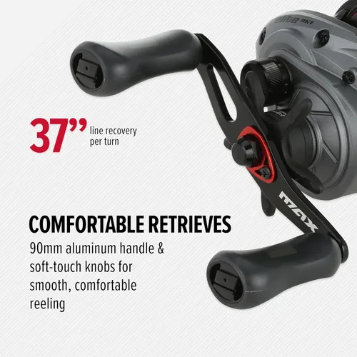 Vista 8 de Abu Garcia Max Elite - Carrete de pesca Baitcast de perfil bajo