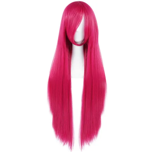 Vista 94 de anogol Vocaloid 32" 80 cm de largo recto de Cosplay peluca Pelucas Para Fiestas Halloween, Anaranjado