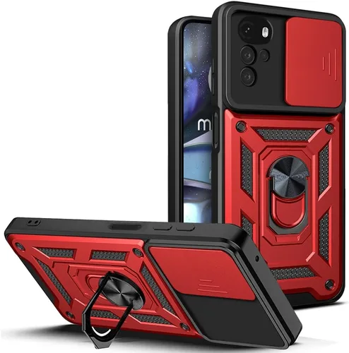 Vista 26 de Compatible con Tecno Camon 18P Bracket Shell, Slide Camera Lens Cover Case Azul
