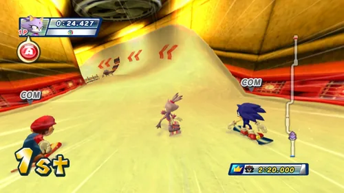 Vista 6 de Mario and Sonic at the Olympic Winter Games - Nintendo Wii