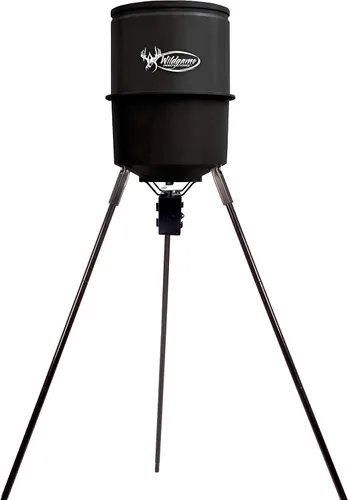 Vista 7 de Wildgame Innovations Set rápido 270. Durable tripod Corn/Pellet hunting feeder, digital timer, 1-4 available feed times & 30-feet radius