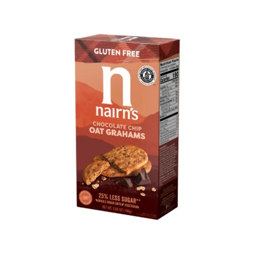Vista 16 de Nairn's Galletas de desayuno de arándanos y frambuesas sin gluten, 5.64 onzas, aperitivo perfecto para llevar, saludable, sabroso, alto en fibra