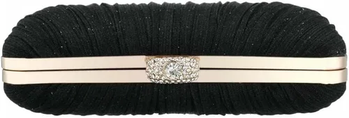 Vista 8 de Simcat Bolso de mano dorado para mujer, bolso de noche con purpurina, plisado, para mujer, formal, novia, boda, baile de graduación