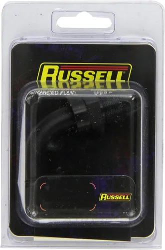 Vista 2 de Russell 610185 Extremo de manguera 90 grados 10An Blk