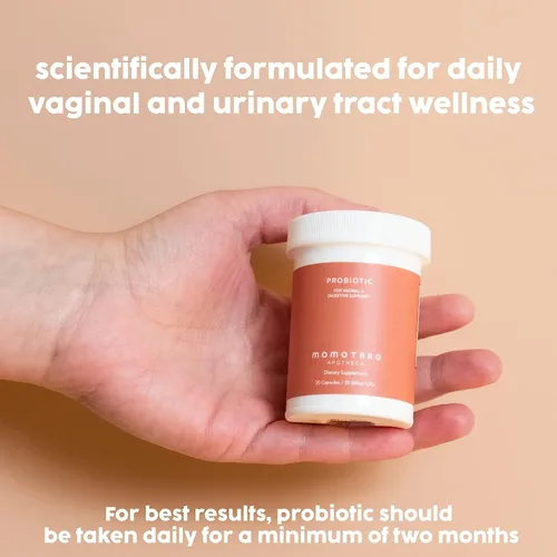 Vista 8 de MOMOTARO APOTHECA Hidratante vaginal orgánico Vulva Salve y probiótico orgánico para mujeres, juego de suplementos vaginales y digestivos, bálsamo
