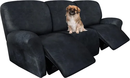 Vista 97 de ANARACHON Fundas para Sillas Reclinables Tipo Cuero, 4 Piezas Funda para Sillón Reclinable Lazy Boy, Protector de Muebles - Funda Suave Lavable