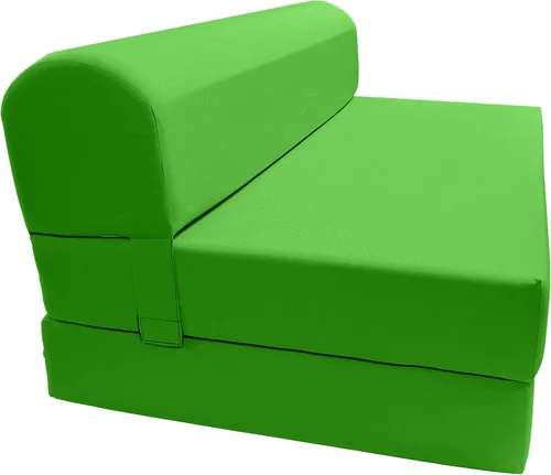 Vista 37 de D&D Futon Furniture. Silla plegable de espuma, sofá de estudio, colchón de espuma plegable para invitados (6 x 24 x 70 pulgadas, negro)