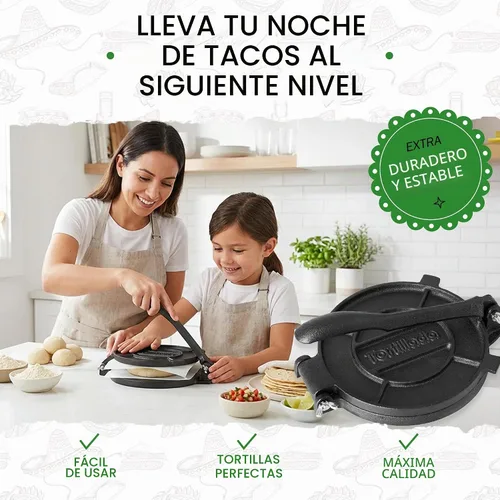 Vista 3 de Tortillada - Prensa de tortilla con libro electrónico con 50 recetas