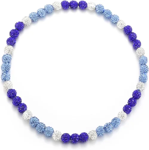 Vista 24 de Collar de Cadena de Béisbol con Perlas para Hombres, Regalos de Collar de Béisbol de la Colección Bling Ice para Niños, Collar de Accesorios