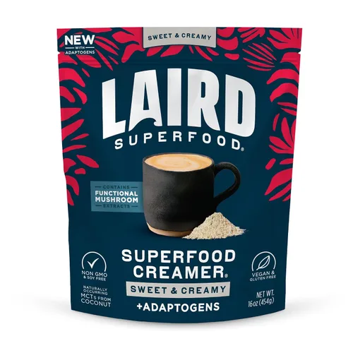 Vista 13 de Laird Superfood Creamer - Crema en polvo sabor a cacao, 8 onzas