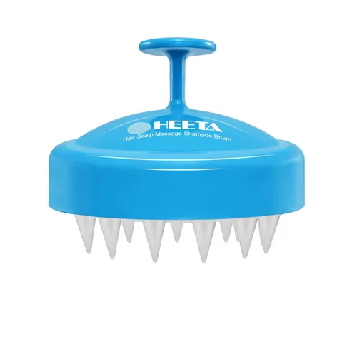Vista 24 de Cepillo de masaje para cuero cabelludo Heeta, cepillo de silicona para aplicar champú, negro, Negro