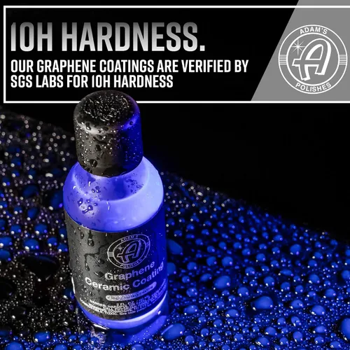 Vista 3 de Adam's Polishes Revestimiento de cerámica de grafeno UV, revestimiento de cerámica 10H para automóviles con tecnología de brillo UV Más de 7 años