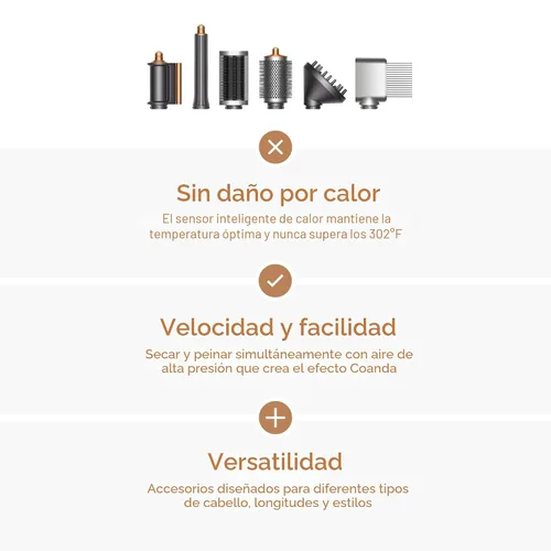 Vista 5 de Dyson Airwrap™ Multi-Styler Complete Long