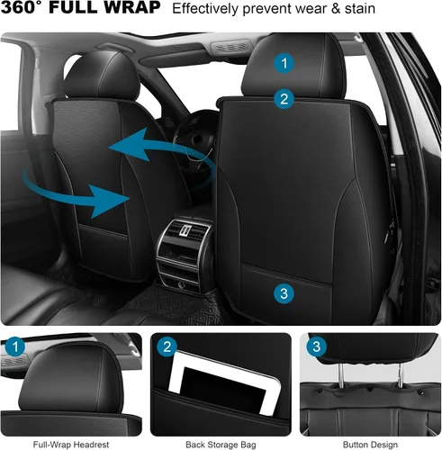 Vista 3 de DISUTOGO Fundas de asiento para Subaru Outback 2007-2026