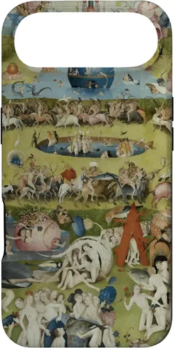 Vista 27 de Hieronymus Bosch - Carcasa para iPhone 17, diseño de jardín de las delicias terrenales