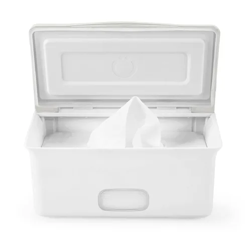Vista 11 de Dispensador de toallitas para bebé Ubbi, estuche de toallitas para bebé, porta toallitas para bebé con placa ponderada, mantiene las toallitas