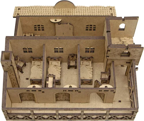 Vista 5 de TowerRex Tavern DND Terrain 1.102 in - Miniatura de fantasía para juegos de mesa Warhammer, Pathfinder y D&D