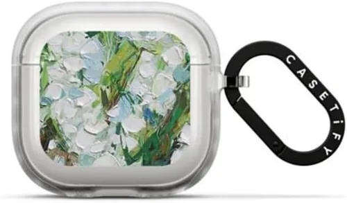 Vista 64 de CASETiFY Impact Airpods Pro (1ª/2ª) - Funda con anillo, color negro