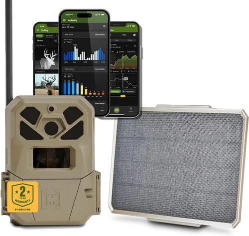 Vista 12 de Moultrie Edge 2 Pro Cellular Trail Camera - Auto Connect Nationwide 4G LTE - On Demand 40MP Photo - 1440P Video with HD Audio - Ai False Trigger