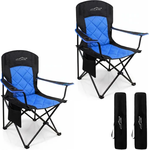 Vista 10 de FAIR WIND - Juego de 2 sillas acolchadas de gran tamaño con soporte lumbar