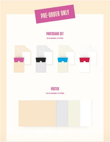 Vista 5 de DREAMUS TWICE 11th Mini Album - Entre 1 y 2 (versión aleatoria) álbum + póster plegado