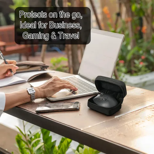 Vista 8 de Funda para mouse compatible con Logitech MX Anywhere 3S/2S Advance, bolsa de almacenamiento universal de viaje para M720 Triathlon/M705