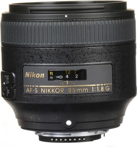 Vista 2 de Nikon AF S NIKKOR Lente fija de 85mm f/1.8G con autofoco para cámaras DSLR Nikon Negro