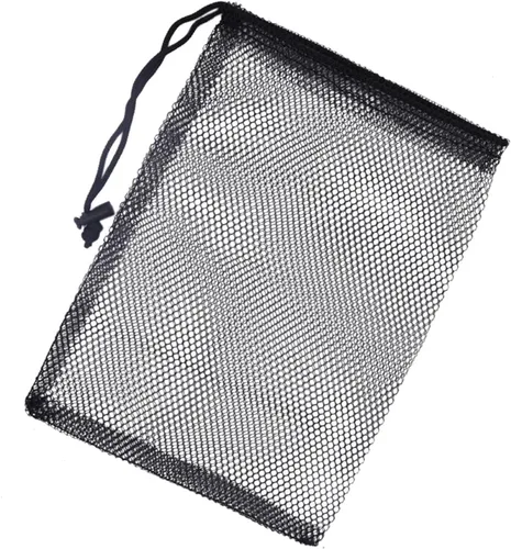 Vista 5 de Bolsa de malla de nailon resistente al desgarro Bolsa de malla con cordón Bolsa de malla de gran capacidad resistente multifuncional