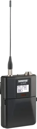 Vista 4 de Shure ULXD1 Transmisor de bolsillo - para uso con sistemas de micrófono inalámbrico digital ULX-D, receptor se vende por separado Banda V50