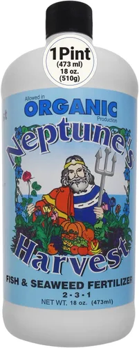 Vista 3 de Neptune's Harvest FS118 2-3-1 Fertilizante orgánico para peces y algas.