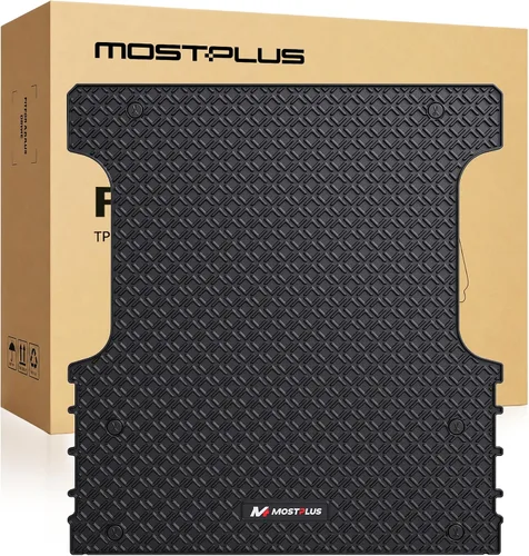 Vista 13 de MOSTPLUS Alfombrilla para caja de camioneta de 5 pies compatible con Toyota