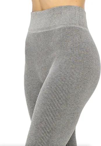 Vista 2 de ALWAYS Leggings de yoga de algodón para mujer, cintura alta, suaves, transpirables, elásticos, acanalados