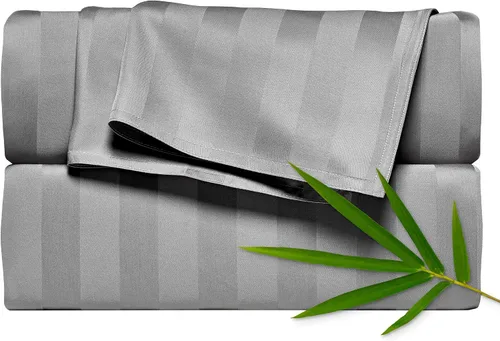 Vista 20 de Pure Bamboo Sábanas Twin, Juego de Sábanas de Cama de Viscosa 100% Orgánica Genuina Derivada de Bambú, Lujosamente Suaves y Refrescantes, Doble