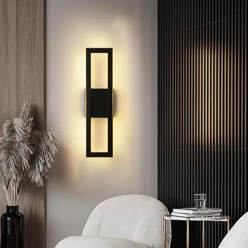 Vista 2 de Lámpara de pared LED para interiores, lámpara de pared moderna de 15.74 pulgadas, lámpara de pared de barra larga, lámpara de decoración con luz
