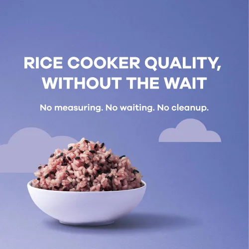 Vista 7 de OTOKI Arroz negro germinado coreano, cuencos de arroz morado ricos en antioxidantes, sin gluten y vegano, listo en 2 minutos, 7.41 onzas