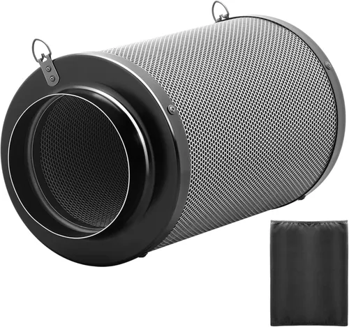 Vista 15 de HealSmart Filtro de Carbón de Aire de 4 Pulgadas 4" Carbón Virgen Australiano Premium Control de Malos Olores, Compatible con Ventiladores