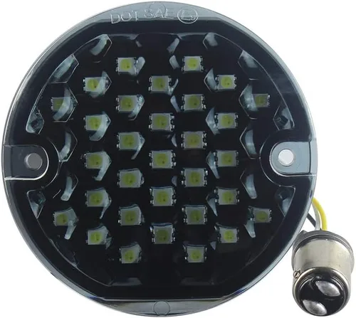 Vista 2 de ZYTC - Juego de 2 micas Touring OEM ahumadas de 3.25 pulgadas para motocicleta Harley Davidson, Electra Glides