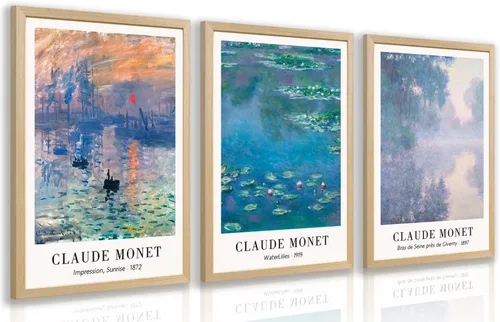 Vista 11 de Cyebmo Juego de 3 pinturas enmarcadas de animales del bosque, decoración de pared de animales salvajes del bosque, decoración de pared, pintura