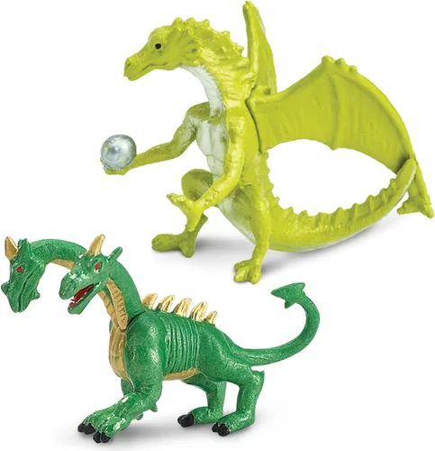 Vista 3 de Safari Ltd. Lair Of The Dragons Collection 2 Designer Toob - 6 figuras de dragón en miniatura para juegos temáticos de fantasía, niños, niñas
