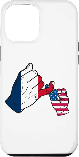 Vista 7 de iPhone XR Parent and child France USA family Case