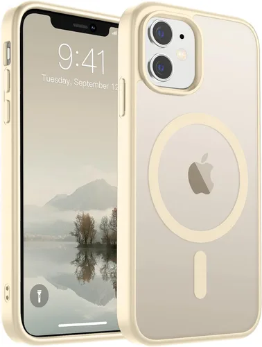 Vista 64 de SUPFINE Funda magnética para iPhone SE 2022 (3ª)/2020 (2ª), iPhone 8 (compatible con MagSafe) (protección contra caídas de grado militar), funda