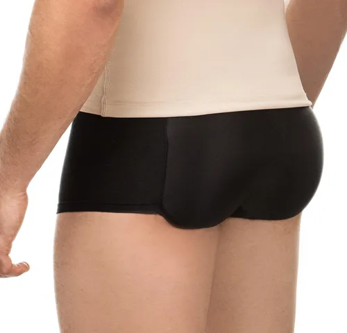 Vista 2 de Fajas moldeadoras colombianas de primera calidad, para hombre, moldeador de cuerpo, levantador de glúteos, levanta cola, push up, pantalones cortos
