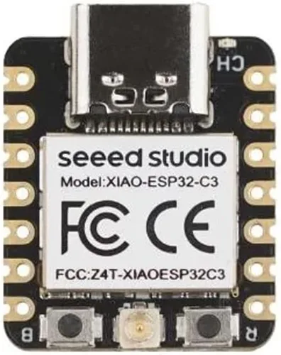 Vista 16 de Seeed Studio XIAO ESP32 S3 Sense - Wi-Fi de 2.4 GHz, BLE 5.0, sensor de cámara OV2640, micrófono digital, PSRAM de 8 MB, flash de 8 MB, carga