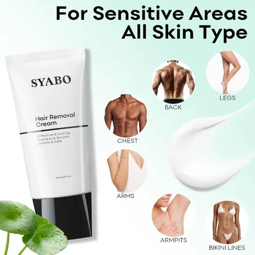Vista 5 de Crema depilatoria: depilación íntima/privada para mujeres y hombres, loción depilatoria sin dolor para bikini, piernas, brazos, axilas y cuerpo